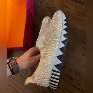 Tory Burch pearled sneakers